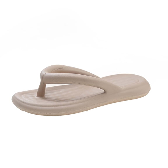 HNMKIU Comfortable Home Double Boots Warm Winter Slippers for Men and Women Thick Soft Bottom Khaki，7