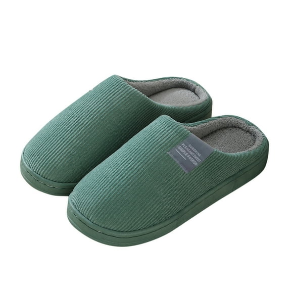 HNMKIU Comfortable Open Toe Slippers for Women and Men Soft Indoor Outdoor Shoes Casual Slide Sandals for Home Green，8