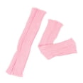 thumbnail image 1 of HNMKIU Cozy Fall and Winter Knitted Leg Warmers Retro Fashion Loose Socks for Women and Girls Pink,One Size, 1 of 3