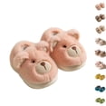 thumbnail image 1 of HNMKIU Cozy Warm Winter toddler slippers with Soft Bear Design Indoor Home Shoes Comfortable for Kids and Girls Ages 12 Months to 8 Years Cold Weather Season,02_Pink,2-2.5 Years, 1 of 6