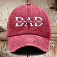 thumbnail image 1 of HNMKIU DIY Baseball Cap for Father's Day Idea from Children and Family Red,One Size, 1 of 3