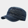 thumbnail image 1 of HNMKIU Distressed Cowboy Style Unisex Baseball Cap Retro Outdoor Fashion Hat For Men And Women Stylish Workwear Cap Blue,One Size, 1 of 5
