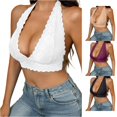 thumbnail image 1 of HNMKIU Elegant Neck Lace Bra For Solid Color Comfortable Underwire Everyday Wear White - XXL, 1 of 5
