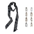 thumbnail image 1 of HNMKIU Elegant Silk Scarf Versatile Fashion Accessory Lightweight Soft Hair Neck Wrap Casual Solid Color All Season ,Grey2, 1 of 4