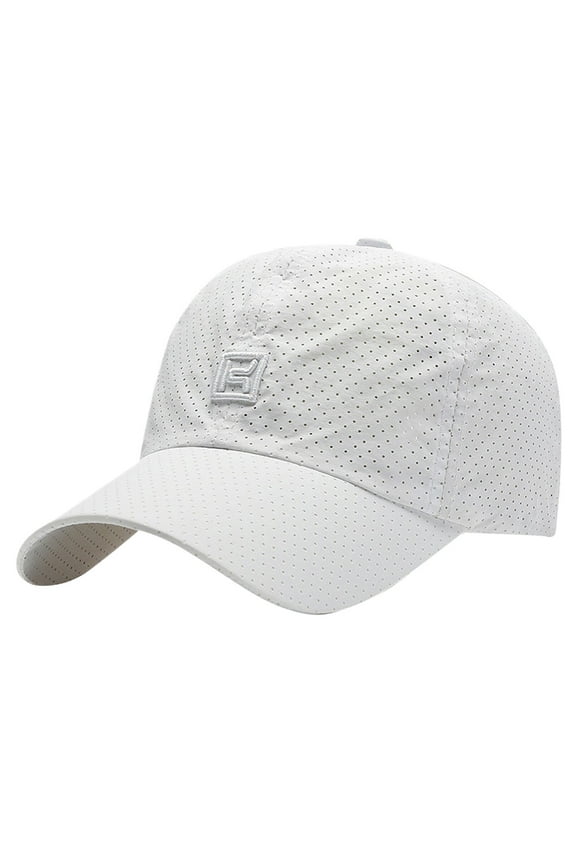 Embroidered Solid Color Baseball Cap For Sports And Casual Wear Dad Hat With Classic Denim Pairing Versatile All Season Headwear White,One Size