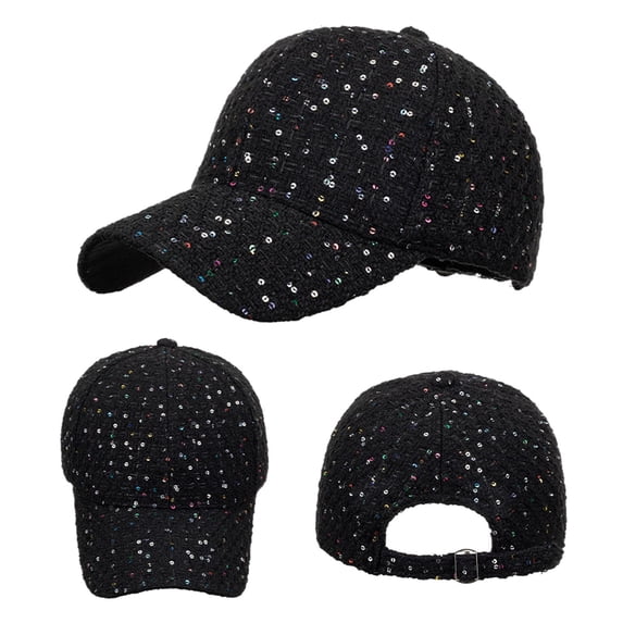 HNMKIU Fashionable Baseball Cap for Men and Women Adjustable Sun Hat Breathable Outdoor Beach Hat Black,One Size