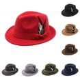 thumbnail image 1 of HNMKIU German Hat Traditional Fedora With For Oktoberfest Parties Outdoor Events Bucket Hats Red,One Size, 1 of 3