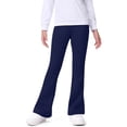 thumbnail image 1 of HNMKIU Girls Lined Flare Leggings Warm Winter Casual Bottoms for Teenagers and Youth Navy,7-8 Years, 1 of 9