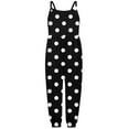 thumbnail image 1 of HNMKIU Girls Romper&Jumpsuit — Toddler Girls Sleeveless Suspenders Prints Romper Jumpsuit Clothes Black,4-5 Years, 1 of 4