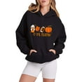HNMKIU Halloween Costumes Sleeve Hoodie Women's Print Long Sleeve