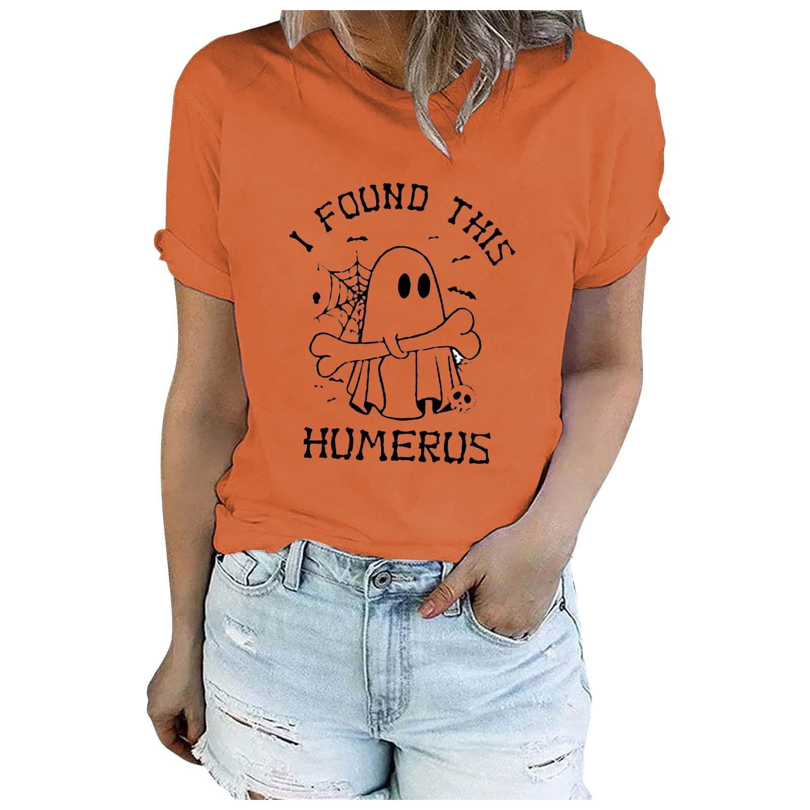 HNMKIU Halloween Costumes for Women Our Womens Long Sleeve Graphic Tees