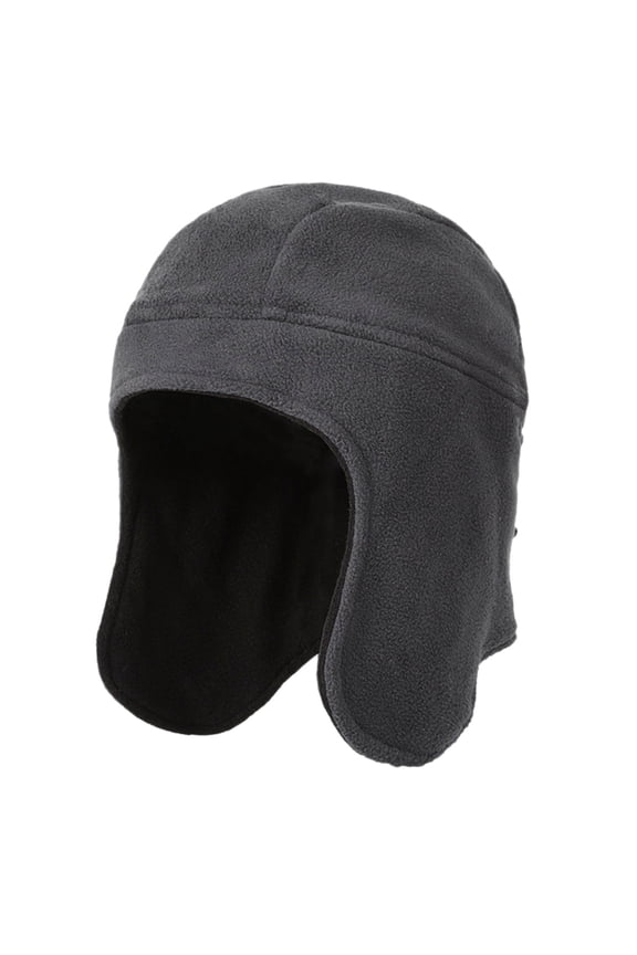Hats Polar Dome Winter Cap for Men and Women Warm Rar Hats with Windproof Shield and Versatile Pull Over Design Grey,One Size