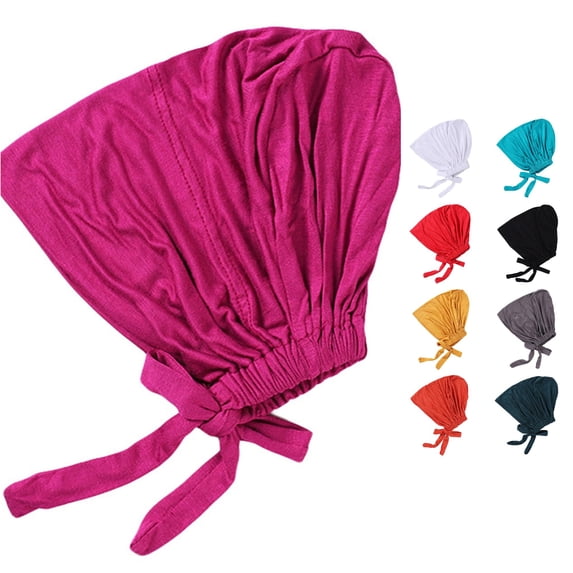 HNMKIU Heardband Cancer Wrap Head Cover Womens Solid Heardband Cap Hair Hat Turban Fashionable Headwear J,One Size