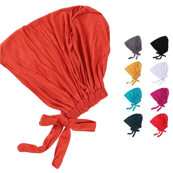 HNMKIU Heardband Cancer Wrap Head Cover Womens Solid Heardband Cap Hair Hat Turban Fashionable Headwear O,One Size