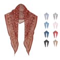 thumbnail image 1 of HNMKIU Heardband Classic Italian Paisley Pattern Bandana Versatile Headwear Scarf Suitable For All Occasions Brick Red,One Size, 1 of 3