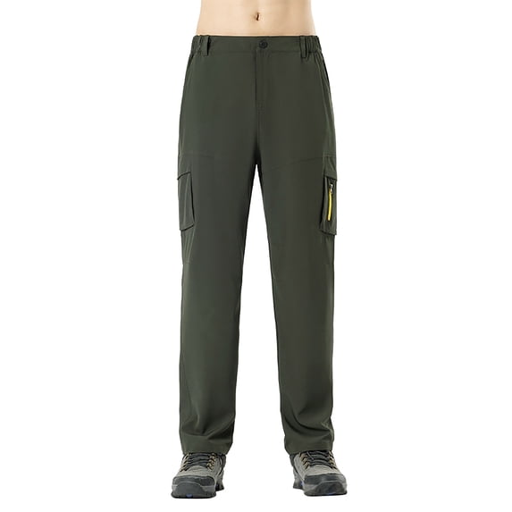 HNMKIU Hiking Pants Women Plus Size Summer Thin Stretch Breathable Trekking Outdoor Casual Comfortable Army Green,L