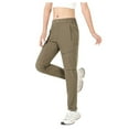 thumbnail image 1 of HNMKIU Hiking Pants Women Summer Outdoor Breathable Lightweight Trekking with Stretch Trousers for Women Coffee,XL, 1 of 7