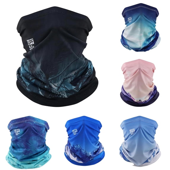 HNMKIU Ice Silk Neck Gaiter UPF 50+ Breathable For Sports Leisure Daily Unisex Outdoor Scarf ,Dark Green