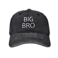 thumbnail image 1 of HNMKIU Kids Baseball Cap With Embroidered Letters All Season Outdoor Sun Adjustable Washed Hat For Boys And Girls Black,1-8 Years, 1 of 8