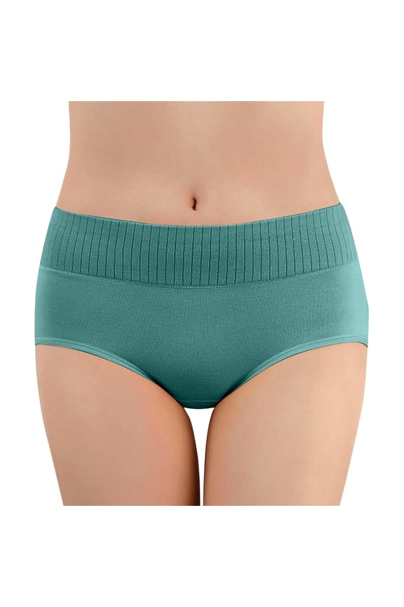 Ladies Panties Menstrual Leakproof Briefs for Side Leakage Protection Comfortable and Secure Underwear for Women Mint Green,XL