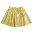 thumbnail image 1 of HNMKIU Elegant Ladies Dance Performance Skirt with Sequins Fine Cheerleader Tutu Design for Stage Shows Gold,M, 1 of 4