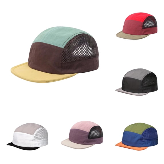 HNMKIU Lightweight Outdoor Baseball Cap Breathable Hiking Sun Hat Leisure Sports Activities Visor Coffee,One Size