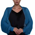 thumbnail image 1 of HNMKIU Lightweight Summer Cover Up Soft Knit Scarf Wrap Shawl Versatile Stole For Dresses versatility with a lightweight knit fabric designed for year-round wear Blue,One Size, 1 of 3