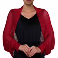 thumbnail image 1 of HNMKIU Lightweight Summer Cover Up Soft Knit Scarf Wrap Shawl Versatile Stole For Dresses versatility with a lightweight knit fabric designed for year-round wear Red,One Size, 1 of 3