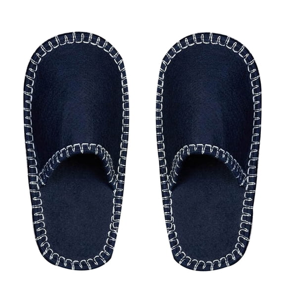 HNMKIU Lined Slippers for Women Machine Washable with Detachable Floor Cleaning Function for Indoor Comfort Blue，27