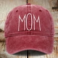 thumbnail image 1 of HNMKIU MOM Embroidered Baseball Cap Style Adjustable Dad Hat For Women And Men RD1,One Size, 1 of 3