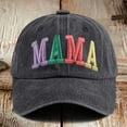 thumbnail image 1 of HNMKIU Mama Hats For Women Adjustable Mini Baseball Cap Funny Novelty For Her Black,One Size, 1 of 3