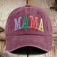 thumbnail image 1 of HNMKIU Mama Hats For Women Adjustable Mini Baseball Cap Funny Novelty For Her Red,One Size, 1 of 3