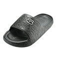 thumbnail image 1 of HNMKIU Men Slippers Fashion All-Season Home Bathroom Soft Open-Toe Comfortable Slippers with Cartoon Bear Print Casual Shoes for Men Black,9, 1 of 5