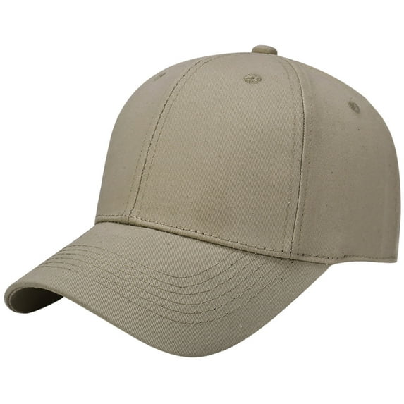 HNMKIU Men's Lightweight Solid Color Baseball Cap for Outdoor Sun and Casual Style Khaki,One Size