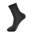 thumbnail image 1 of HNMKIU Men's Performance Polyester Mid Crew Socks with Half Cushion Comfort for Daily Wear and Dark Gray,One Size, 1 of 3