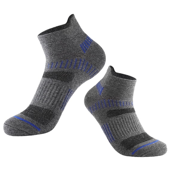 HNMKIU Men's Seasonal Low Cut Casual Sports Socks with Advanced Sweat Absorption Technology for Dark Gray,One Size