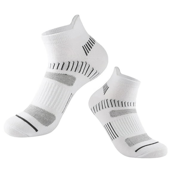 HNMKIU Men's Sweat Absorbing Sports and Leisure Low Top Shallow Mouth Short Socks for,Size One Size
