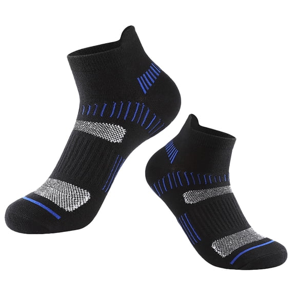 HNMKIU Men's Seasonal Low Cut Casual Sports Socks with Advanced Sweat Absorption Technology for Black,One Size