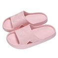 thumbnail image 1 of HNMKIU Cozy Slippers Unisex Summer Thick Soled Indoor Leisure Bathroom Soft Soled EVA Beach Sandals Z02_Pink,8.5, 1 of 8