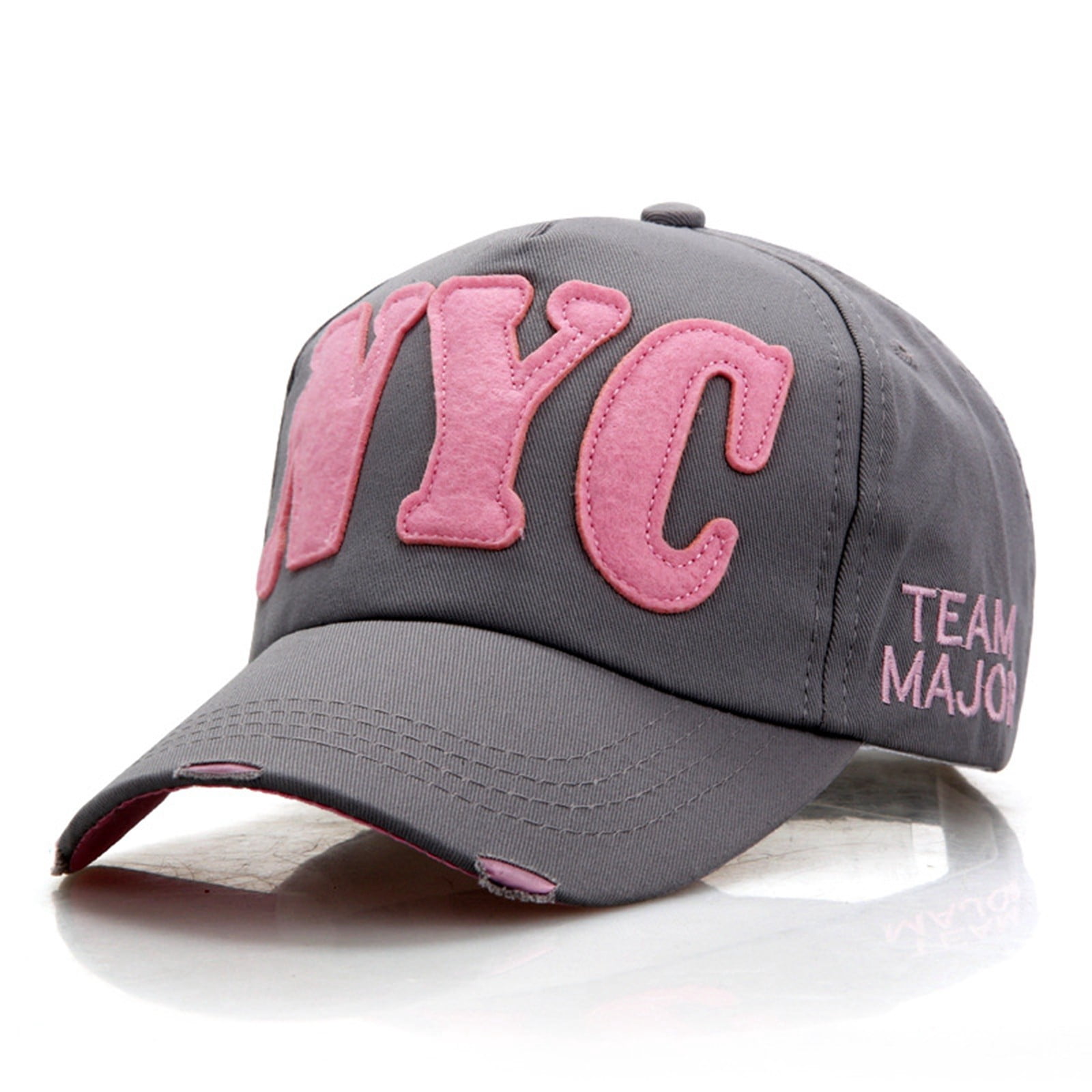 Pink Casual Women\'s Manhattan Hat Newhattan New York City Hat Women NYC Adjustable Pink Strap  main image 3