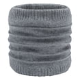thumbnail image 1 of HNMKIU Neckerchief Winter Warm Thickened Wool Neck Scarf Overhead Padded Cover for Men Women Grey,One Size, 1 of 6