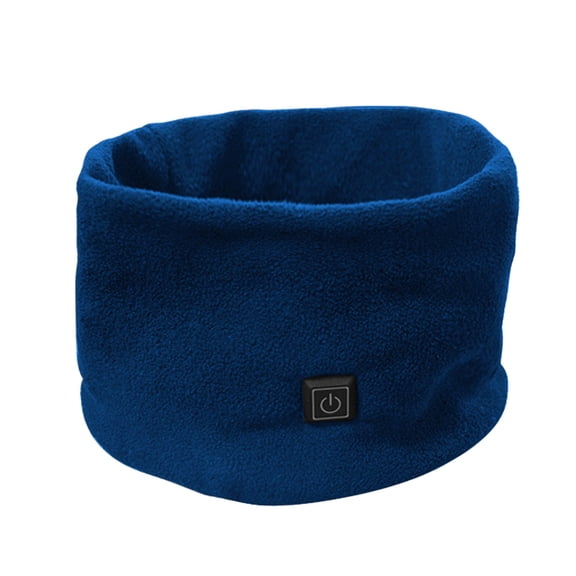 HNMKIU Neckwear Universal Heated Scarf for Cold Weather Comfort Without Skewed Terms Blue,One Size