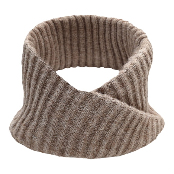 HNMKIU Neckwear Winter Thickened Wool Neck Scarf for Men and Women Warm Padded Head Over Scarf Accessories Khaki,One Size