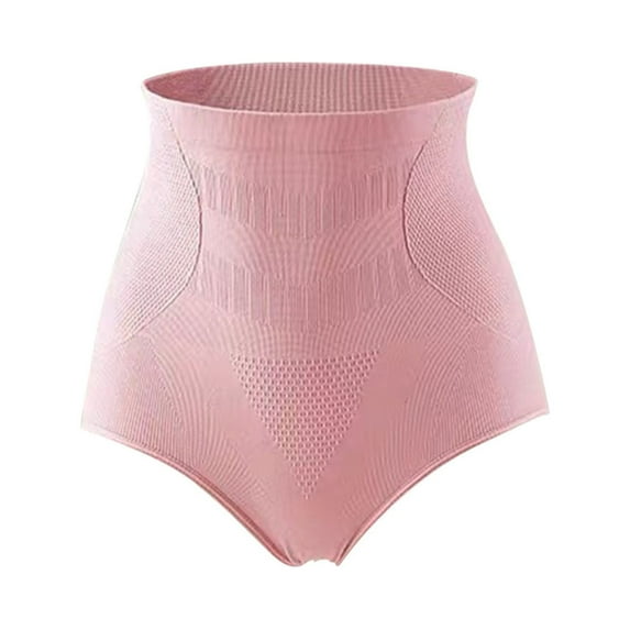 HNMKIU Panties for Women High Waist Body Shaping Briefs Honeycomb Design for Comfortable Fit Underwear for Women B,L