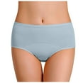 thumbnail image 1 of HNMKIU Panties for Women Menstrual Leakproof Briefs for Side Leakage Protection Underwear for Women Light Blue,XXXXL, 1 of 4