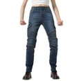 thumbnail image 1 of HNMKIU Pants for Women Slim Fit Ventilated Summer Breathable Motorcycle Riding Shorts Casual Comfortable Blue,XS, 1 of 6