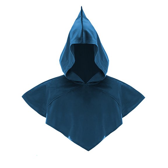 HNMKIU Performance Drama Festival Cape Wrap With Hooded Design For Year Round Use With Robes And Blue,One Size