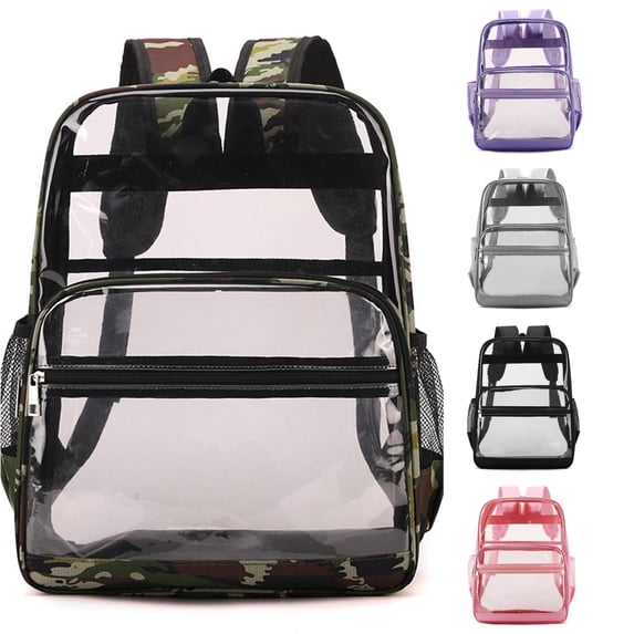 HNMKIU Back to School Privacy Transparent School Backpack With Large Capacity For Students Friendly Design ,