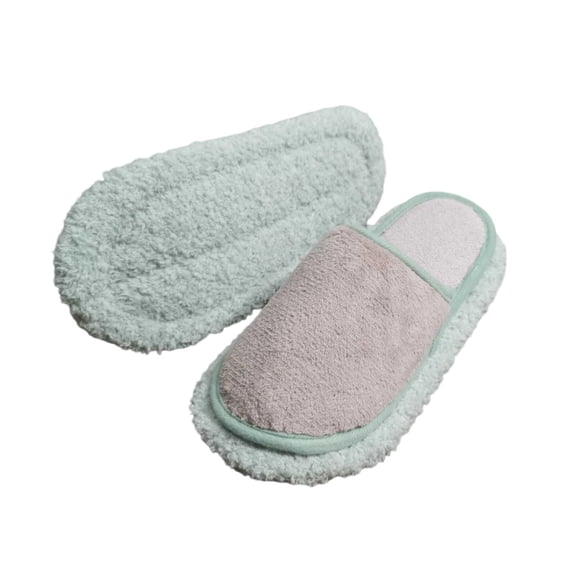 HNMKIU Warm Slippers for Women Women Autumn Winter Solid Color Closed Toe Lazy Floor Cleaning Removable Mopping Shoes Slippers for Women Indoor Z02_Khaki,7