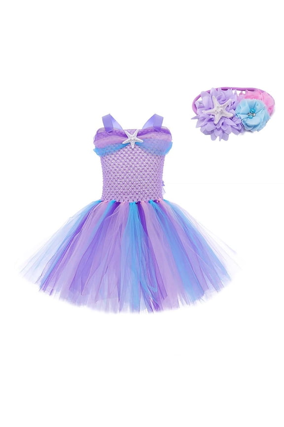 Sparkly Sequin Applique Tutu Dress Fairy For Girls Stage Performance And Festive Party Gown Light Purple,4-5 Years